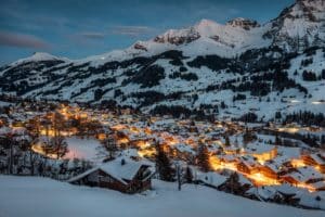 FP Events | Switzerland Tourism / Roland Gerth, Adelboden au coucher du soleil