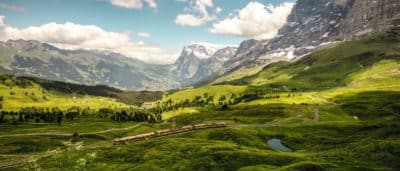 FP Events | Switzerland Tourism/Martin Maegli, Panorama matinal sur le Grand Scheidegg avec vue sur Grindelwald.