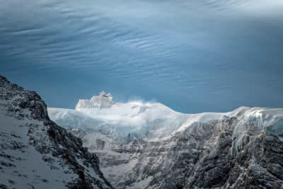 FP Events | Switzerland Tourism / Sylvia Michel, Le Jungfraujoch avec l’observatoire Sphinyx